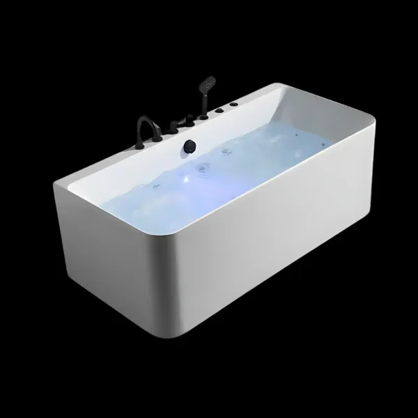 HydraBloom Soaking Bathtub Vv-8030A displayed in a modern bathroom setting