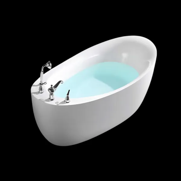 IsoldeLux Soaking Bathtub Vv-8034 featured in a modern bathroom design