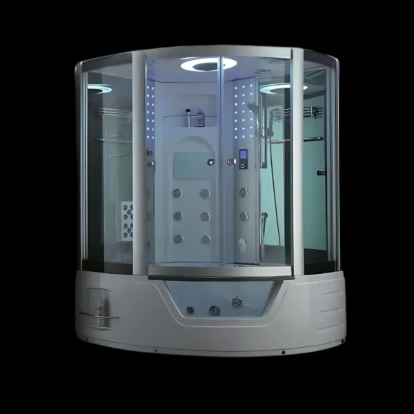 ZenSteam Steam Shower Room – Model VVWG-A2212 with dual-person capacity and steam sauna functionality.