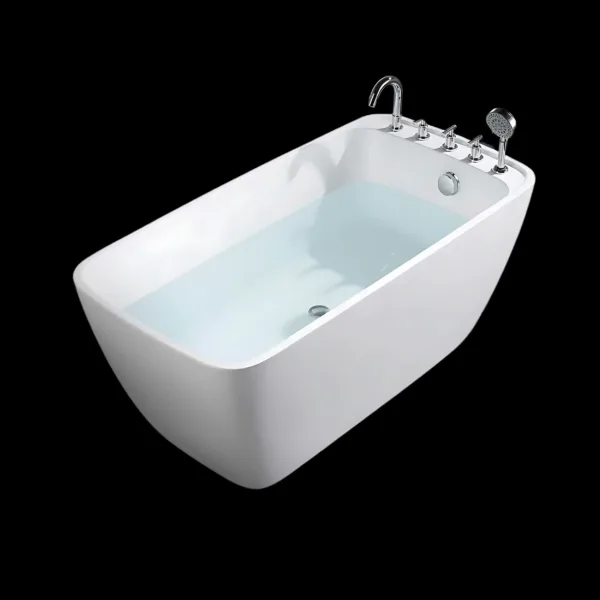 KendraFlow Soaking Bathtub Vv-8035 displayed in a modern bathroom setting