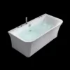 MoonGlow Soaking Bathtub Vv-8024 featured in a modern bathroom environment