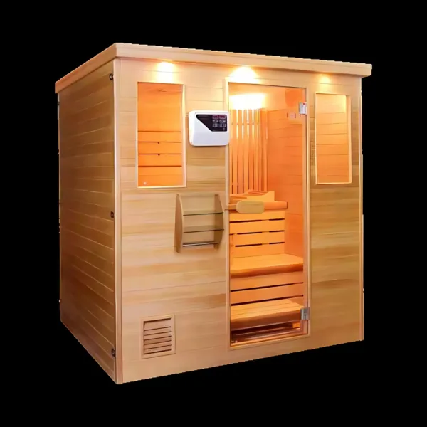 EtherealSauna Room with Canadian Hemlock wood interior