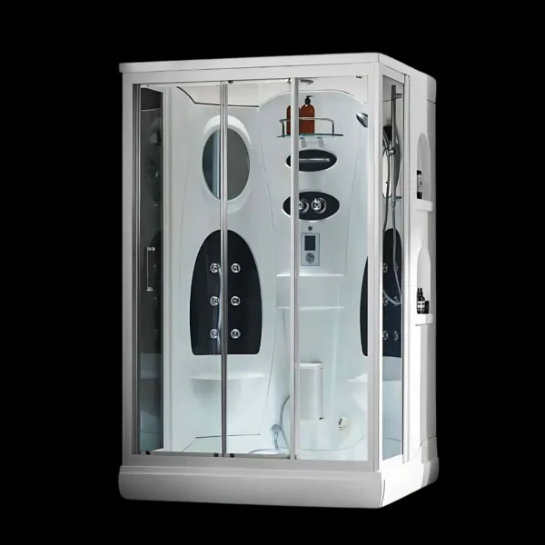 ThermaLux Steam Shower Room – Model VVWG-L528 with dual-person capacity and luxurious steam sauna