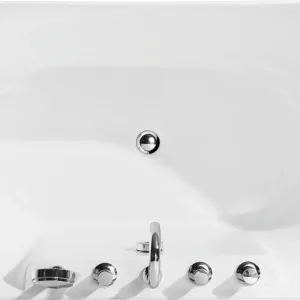 ElysiumStream Soaking Bathtub Vv-8037 displayed in modern bathroom setting, highlighting its spacious size and high-quality construction