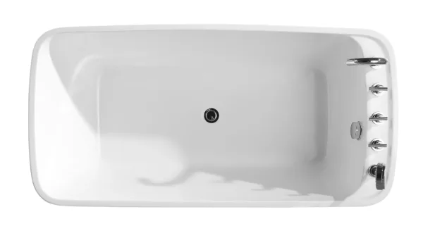 Deodorant drainer feature for enhanced hygiene in the KendraFlow bathtub