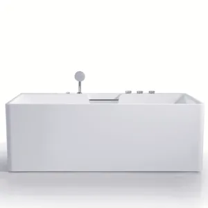 Deodorant drainer feature for enhanced hygiene in the LuminaGlow bathtub