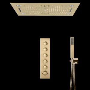 Splendido Shower System with Rain Mist functions and built-in music