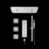 Nebulosa Chrome Shower System Vv-05046H-1 with LED shower head and Bluetooth music function