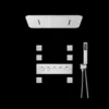 Gemelli Shower System Vv-05046T-1 featuring rain and waterfall shower with body jets