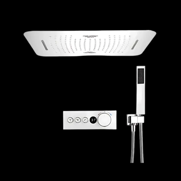 Eleganza Shower System Vv-15128A-1 with LED shower head and Bluetooth music functionality