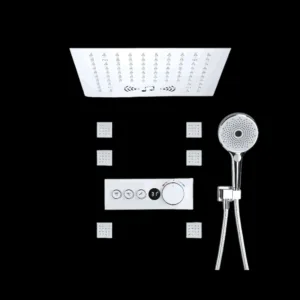 Gloria Shower System Vv-15138B-1 LED shower head with Bluetooth music