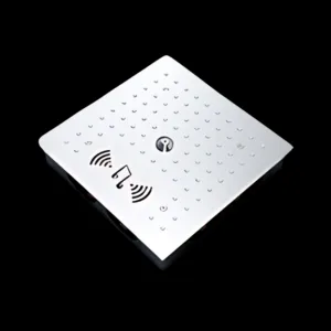 Miraggio Shower VV-MB300B front view showcasing compact 300x300mm size