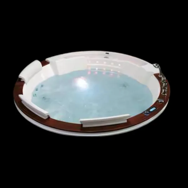 CobaltStream Massage Bath with colorful waterfall light and Bluetooth speaker system