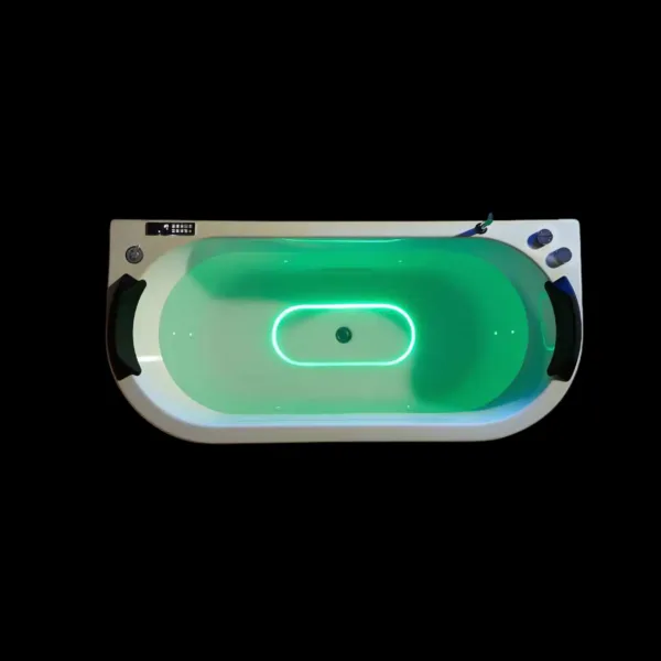 CrystalSpring Hydro WhirlpoolVV-U1029 with touch screen control and colorful underwater lights