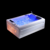 PearlWave Waterfall Bath System U2811P with dual-sided waterfall massage and two ergonomic pillows