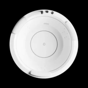 Top view of QuartzJet Hydro Tub System VV-U3608 showcasing ergonomic pillow and modern design